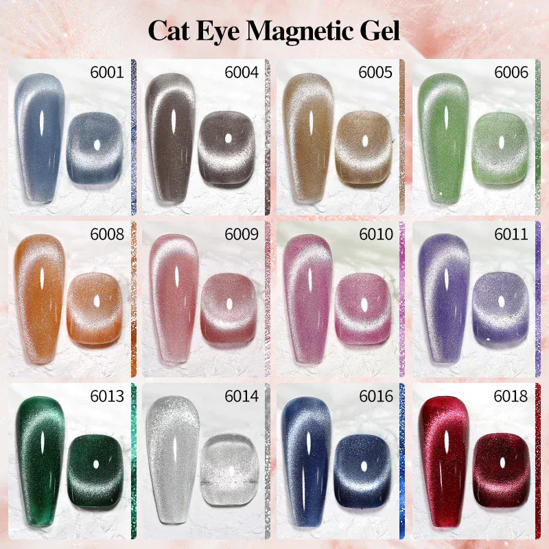 NAILCO Crystal Cat Magnetic Gel Nail Polish Shiny Red Glitter 10ml Cat Eye Gel Soak Off Semi Permanent UV Gel Nail Art Varnish NAILCO Crystal Cat Magnetic Gel Nail Polish Shiny Red Glitter 10ml Cat Eye Gel Soak Off Semi Permanent UV Gel Nail Art Varnish