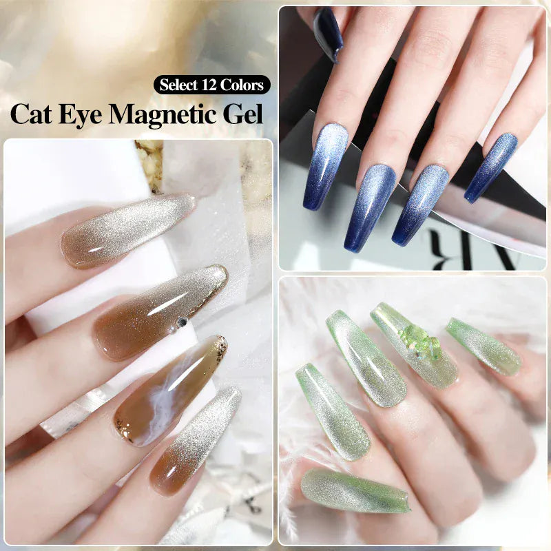 NAILCO Crystal Cat Magnetic Gel Nail Polish Shiny Red Glitter 10ml Cat Eye Gel Soak Off Semi Permanent UV Gel Nail Art Varnish NAILCO Crystal Cat Magnetic Gel Nail Polish Shiny Red Glitter 10ml Cat Eye Gel Soak Off Semi Permanent UV Gel Nail Art Varnish