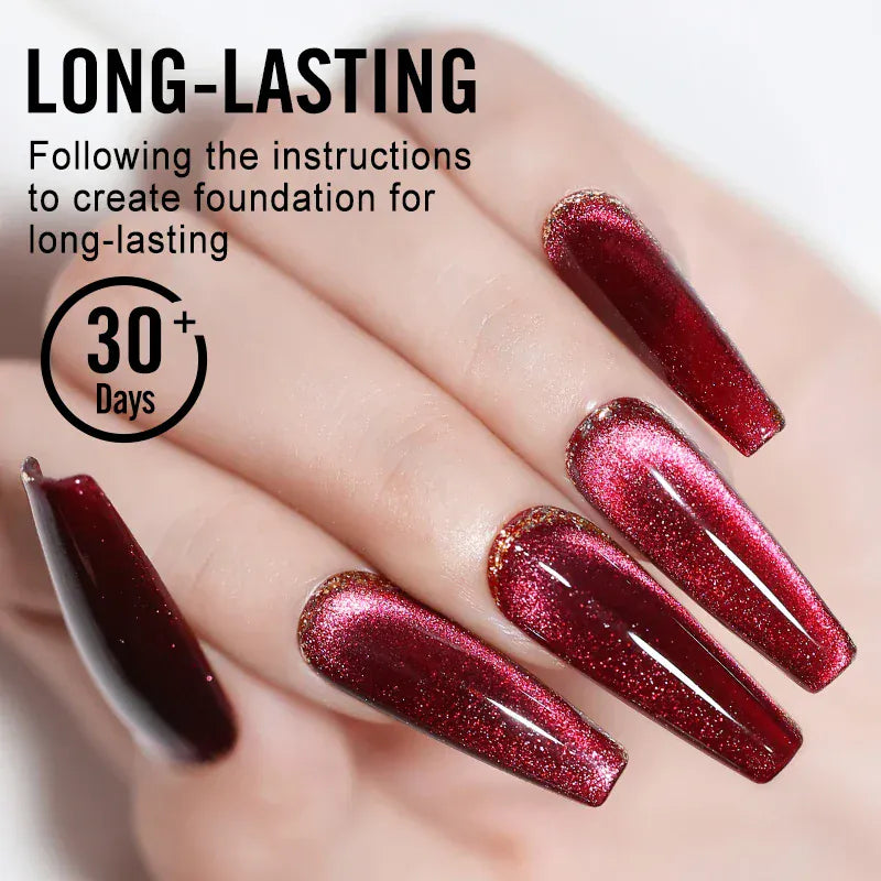 NAILCO Crystal Cat Magnetic Gel Nail Polish Shiny Red Glitter 10ml Cat Eye Gel Soak Off Semi Permanent UV Gel Nail Art Varnish NAILCO Crystal Cat Magnetic Gel Nail Polish Shiny Red Glitter 10ml Cat Eye Gel Soak Off Semi Permanent UV Gel Nail Art Varnish
