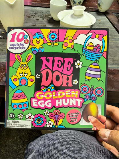 Needoh Golden Egg Blind Box - Fidget Toys for Stress Relief & Sensory Play Needoh Golden Egg Treasure Hunt Blind Box Needoh  Fidget Toys Anti-stress Sensory Squeeze surprises Toy gifts For Kids Adults