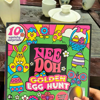 Needoh Golden Egg Blind Box - Fidget Toys for Stress Relief & Sensory Play Needoh Golden Egg Treasure Hunt Blind Box Needoh  Fidget Toys Anti-stress Sensory Squeeze surprises Toy gifts For Kids Adults
