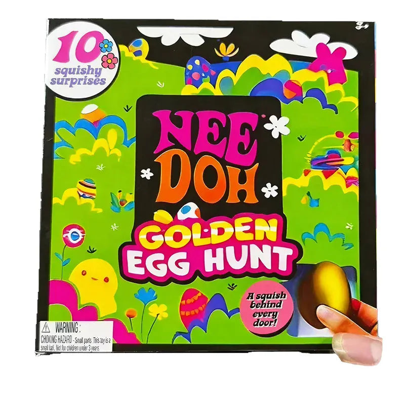 Needoh Golden Egg Blind Box - Fidget Toys for Stress Relief & Sensory Play Needoh Golden Egg Treasure Hunt Blind Box Needoh  Fidget Toys Anti-stress Sensory Squeeze surprises Toy gifts For Kids Adults