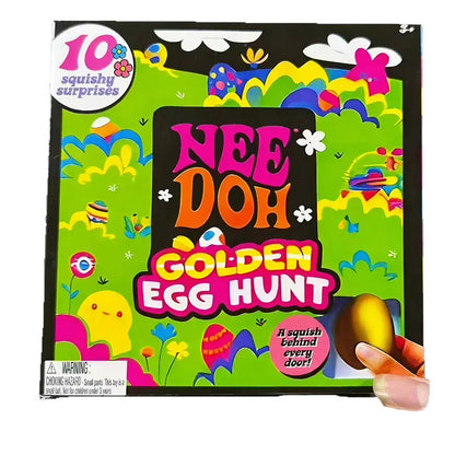 Needoh Golden Egg Blind Box - Fidget Toys for Stress Relief & Sensory Play Needoh Golden Egg Treasure Hunt Blind Box Needoh  Fidget Toys Anti-stress Sensory Squeeze surprises Toy gifts For Kids Adults