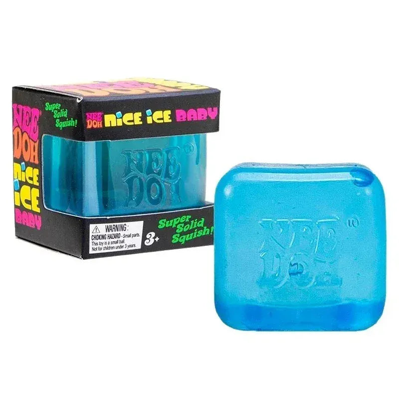 Small Sensory Cube - Pocket-Sized Stress Relief Fidget Tool for Anxiety Needoh Nice Cube Sensory Stress Reliever Fidget Tool for Anxiety & Focus Desk Sensory Cube for Adults & Kids