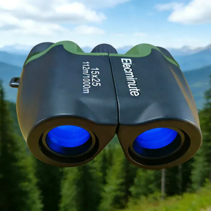 15x25 Mini Binoculars - BAK4 FMC HD Optics for Hunting, Camping & Travel New 15x25 HD Powerful Binoculars Mini Telescope BAK4 FMC Optics Long Range For Hunting Outdoor Camping Hiking Adventure Travel