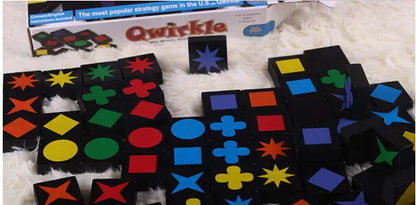 New Children's Educational Toys Qwirkle Wooden Chess New Children's Educational Toys Qwirkle Wooden Chess
