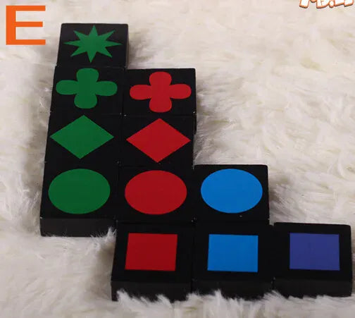 New Children's Educational Toys Qwirkle Wooden Chess New Children's Educational Toys Qwirkle Wooden Chess