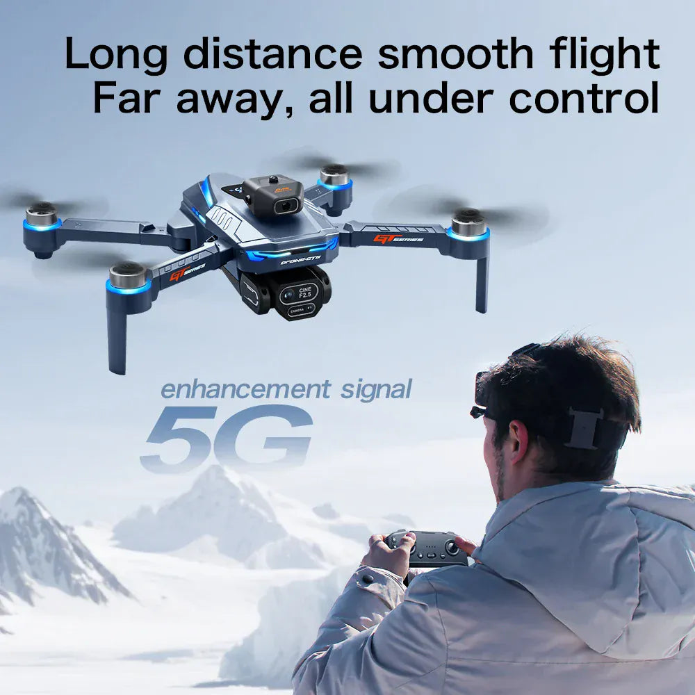 New Drone 4K HD GT8 Camera Cam Obstacle Avoidance Aerial Photography Brushless 5G Drone with Screen Foldable RC Drone Quadcopter New Drone 4K HD GT8 Camera Cam Obstacle Avoidance Aerial Photography Brushless 5G Drone with Screen Foldable RC Drone Quadcopter