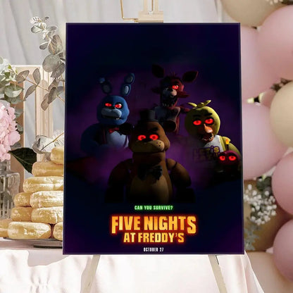 New F-F-FNAF Movie Game Poster HD Anime Hot Theme Singer/OST/Movie-Waterproof Self-Stick Home Decor New F-F-FNAF Movie Game Poster HD Anime Hot Theme Singer/OST/Movie-Waterproof Self-Stick Home Decor
