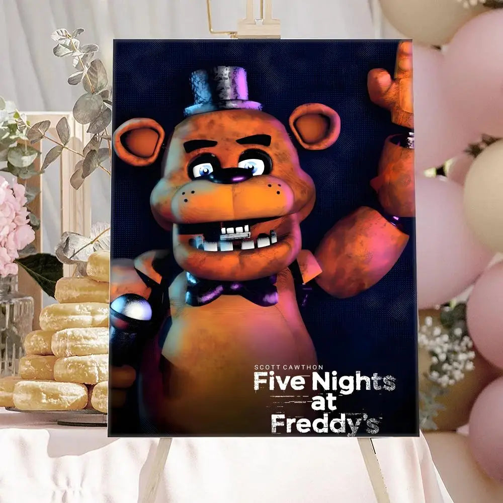 New F-F-FNAF Movie Game Poster HD Anime Hot Theme Singer/OST/Movie-Waterproof Self-Stick Home Decor New F-F-FNAF Movie Game Poster HD Anime Hot Theme Singer/OST/Movie-Waterproof Self-Stick Home Decor