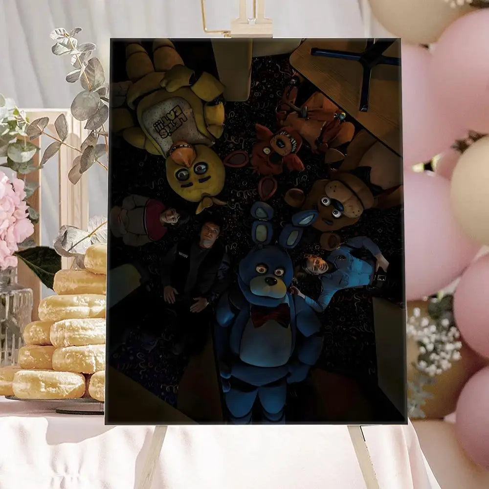 New F-F-FNAF Movie Game Poster HD Anime Hot Theme Singer/OST/Movie-Waterproof Self-Stick Home Decor New F-F-FNAF Movie Game Poster HD Anime Hot Theme Singer/OST/Movie-Waterproof Self-Stick Home Decor