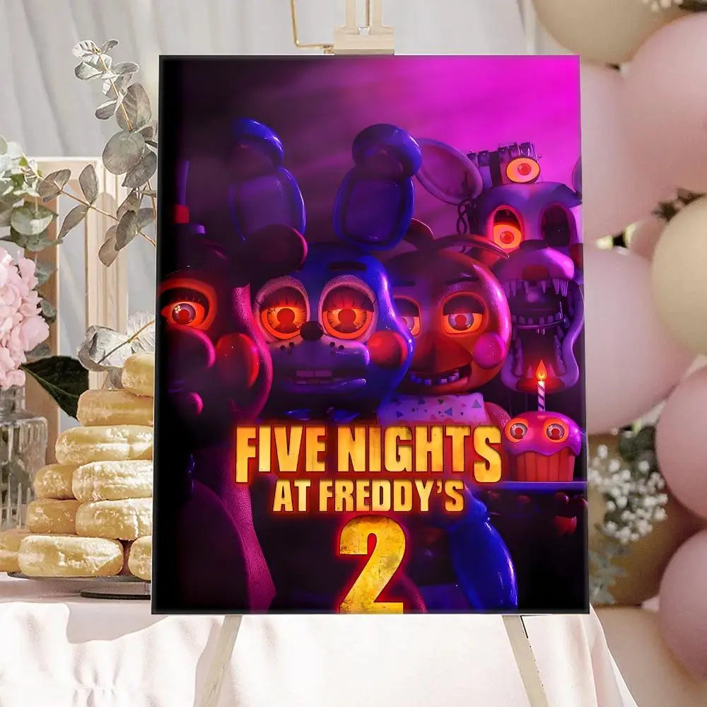 New F-F-FNAF Movie Game Poster HD Anime Hot Theme Singer/OST/Movie-Waterproof Self-Stick Home Decor New F-F-FNAF Movie Game Poster HD Anime Hot Theme Singer/OST/Movie-Waterproof Self-Stick Home Decor