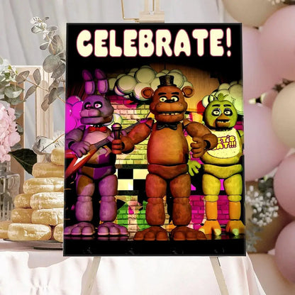 New F-F-FNAF Movie Game Poster HD Anime Hot Theme Singer/OST/Movie-Waterproof Self-Stick Home Decor New F-F-FNAF Movie Game Poster HD Anime Hot Theme Singer/OST/Movie-Waterproof Self-Stick Home Decor