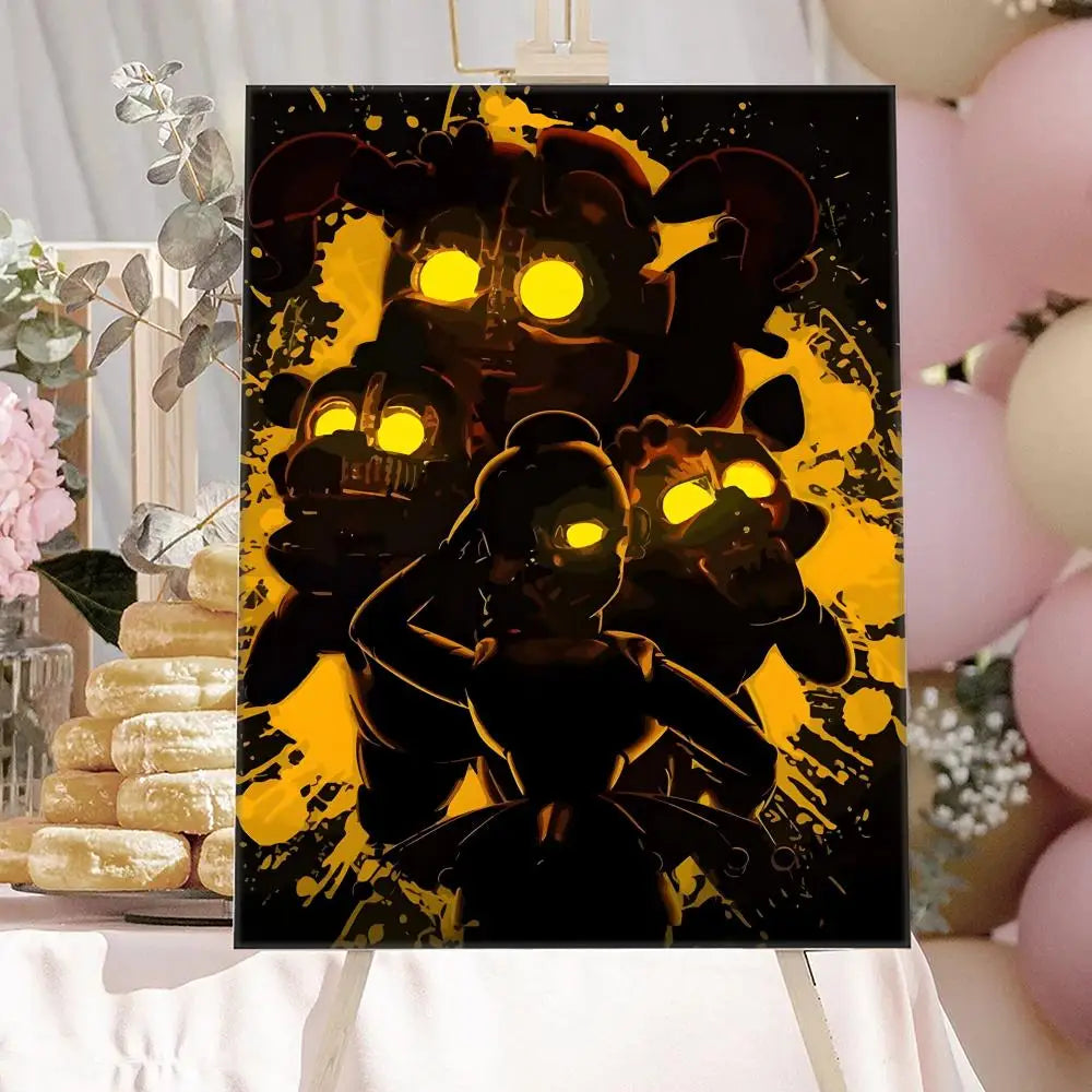 New F-F-FNAF Movie Game Poster HD Anime Hot Theme Singer/OST/Movie-Waterproof Self-Stick Home Decor New F-F-FNAF Movie Game Poster HD Anime Hot Theme Singer/OST/Movie-Waterproof Self-Stick Home Decor