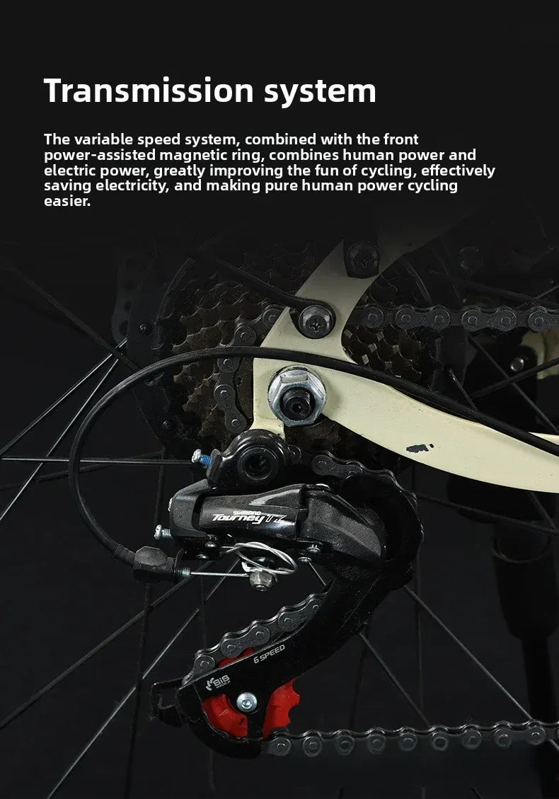 New fashionable E-bike, 26-inch urban commuter electric bicycle for adults, 400W brushless motor, 48V20AH battery electric moped New fashionable E-bike, 26-inch urban commuter electric bicycle for adults, 400W brushless motor, 48V20AH battery electric moped