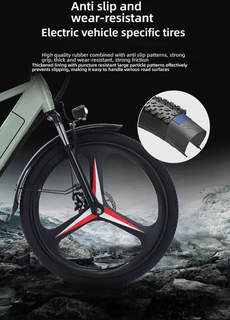 New fashionable E-bike, 26-inch urban commuter electric bicycle for adults, 400W brushless motor, 48V20AH battery electric moped New fashionable E-bike, 26-inch urban commuter electric bicycle for adults, 400W brushless motor, 48V20AH battery electric moped