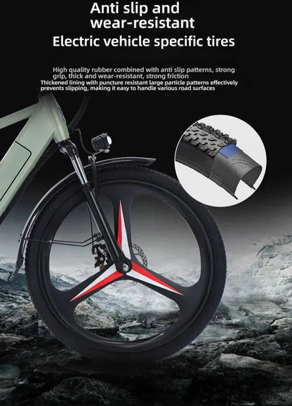 New fashionable E-bike, 26-inch urban commuter electric bicycle for adults, 400W brushless motor, 48V20AH battery electric moped New fashionable E-bike, 26-inch urban commuter electric bicycle for adults, 400W brushless motor, 48V20AH battery electric moped