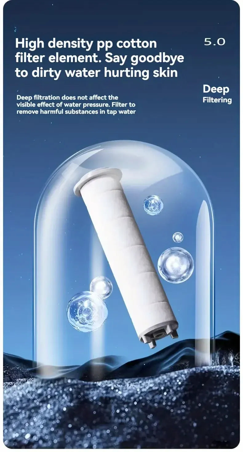 New High Pressure Water Saving Filter Shower Head 5 Modes New High Pressure Water Saving Filter Shower Head 5 Modes