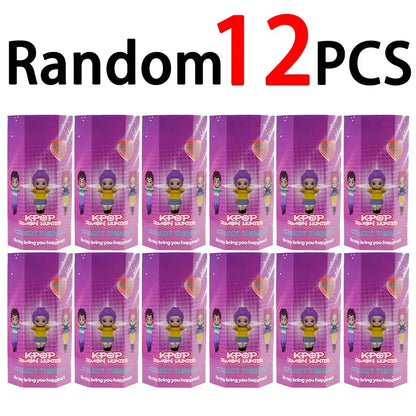 K-pop Demon Hunters Angel Blind Box - Mini Anime Collectible Figure New K-pop Demon Hunters Angel Blind Box PVC Material Mini Anime Character Decoration Children's Christmas and Birthday Gifts