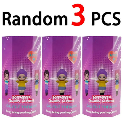 K-pop Demon Hunters Angel Blind Box - Mini Anime Collectible Figure New K-pop Demon Hunters Angel Blind Box PVC Material Mini Anime Character Decoration Children's Christmas and Birthday Gifts