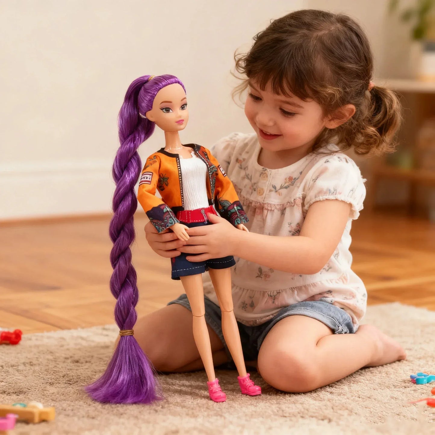 New K-pop Demon Hunters Anime Merchandise Rumi Mira Zoyi Character Figurine Birthday Gift Fan Club Gifts 11 Joints Are Movable New K-pop Demon Hunters Anime Merchandise Rumi Mira Zoyi Character Figurine Birthday Gift Fan Club Gifts 11 Joints Are Movable