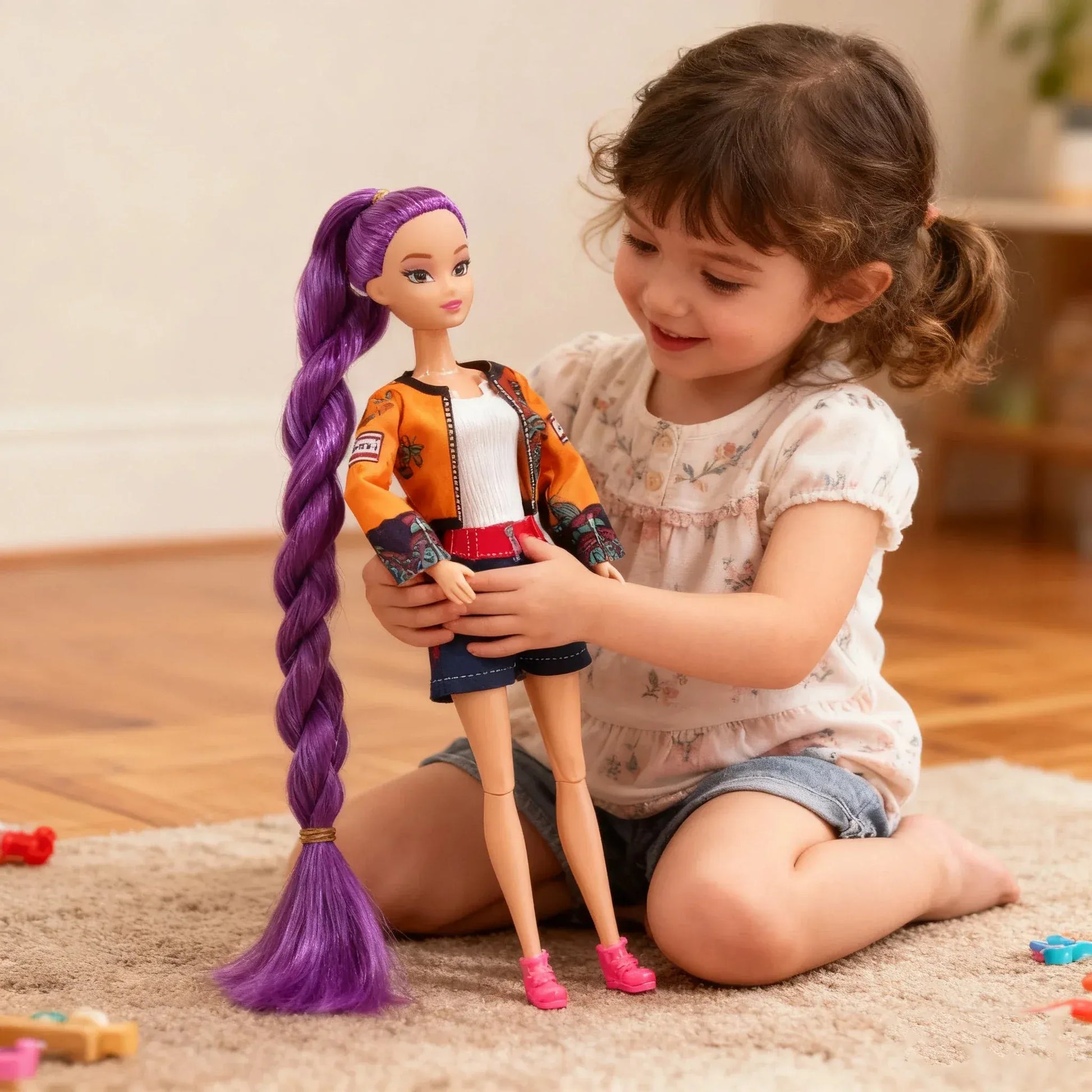 New K-pop Demon Hunters Anime Merchandise Rumi Mira Zoyi Character Figurine Birthday Gift Fan Club Gifts 11 Joints Are Movable New K-pop Demon Hunters Anime Merchandise Rumi Mira Zoyi Character Figurine Birthday Gift Fan Club Gifts 11 Joints Are Movable