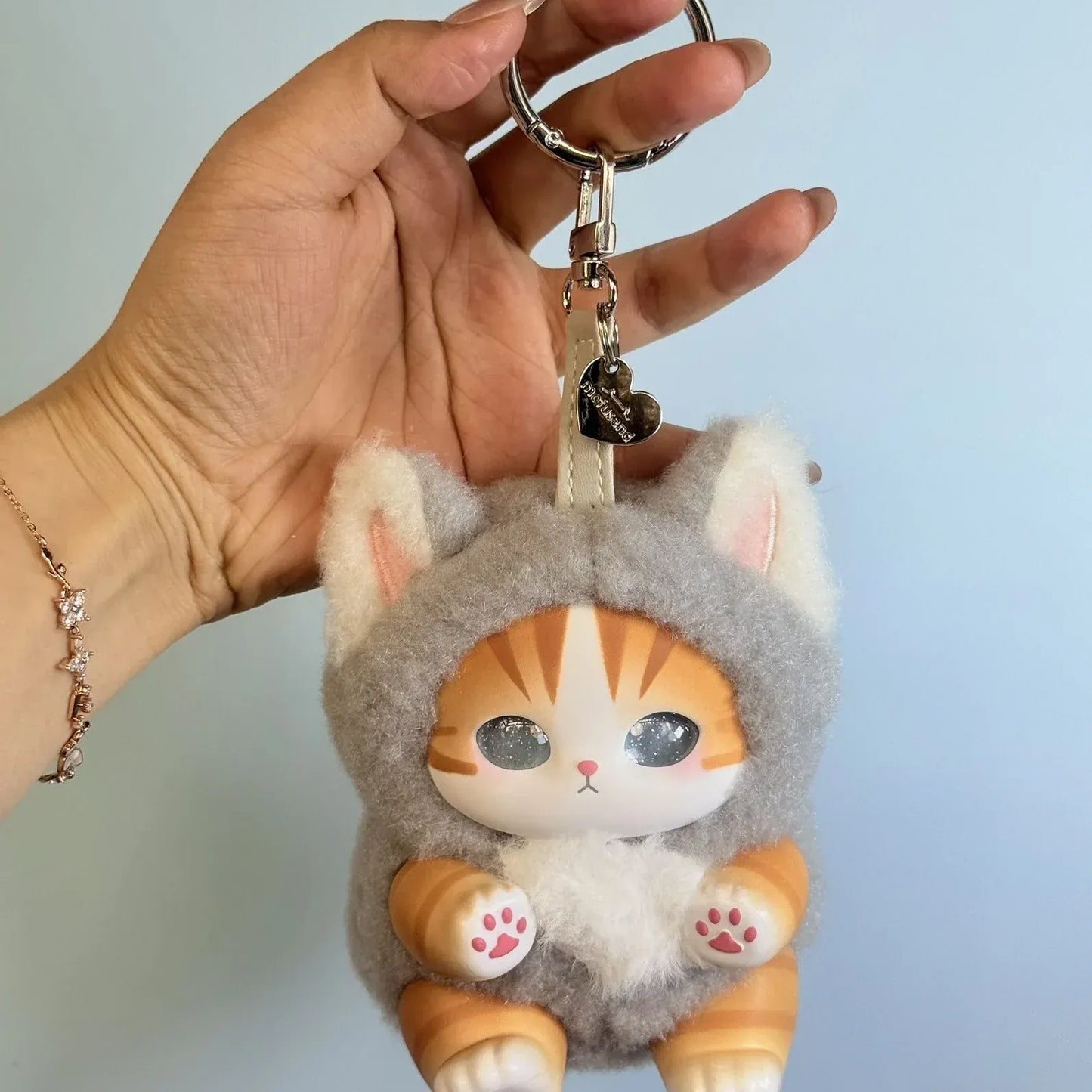 Mofusand Shark Cat Vinyl Toy | Collectible Figure Pendant Gift new Mofusand Vinyl Series Toys Shark Cat Surprised Box Toy Ornaments For Kids birthday girl Gift Pendant replica