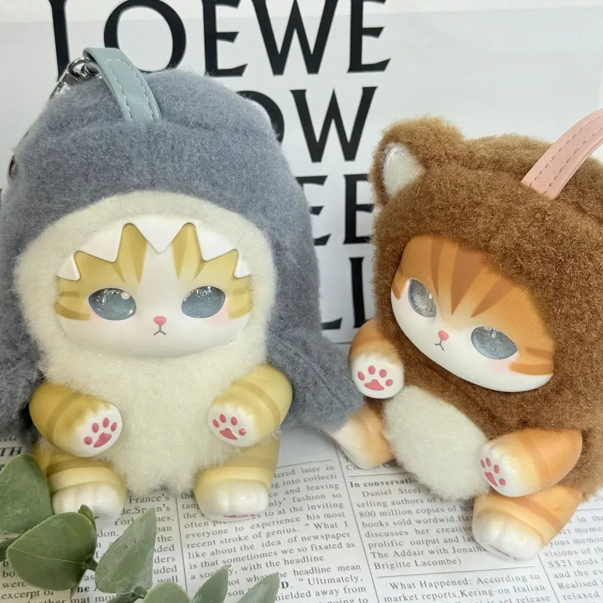 Mofusand Shark Cat Vinyl Toy | Collectible Figure Pendant Gift new Mofusand Vinyl Series Toys Shark Cat Surprised Box Toy Ornaments For Kids birthday girl Gift Pendant replica