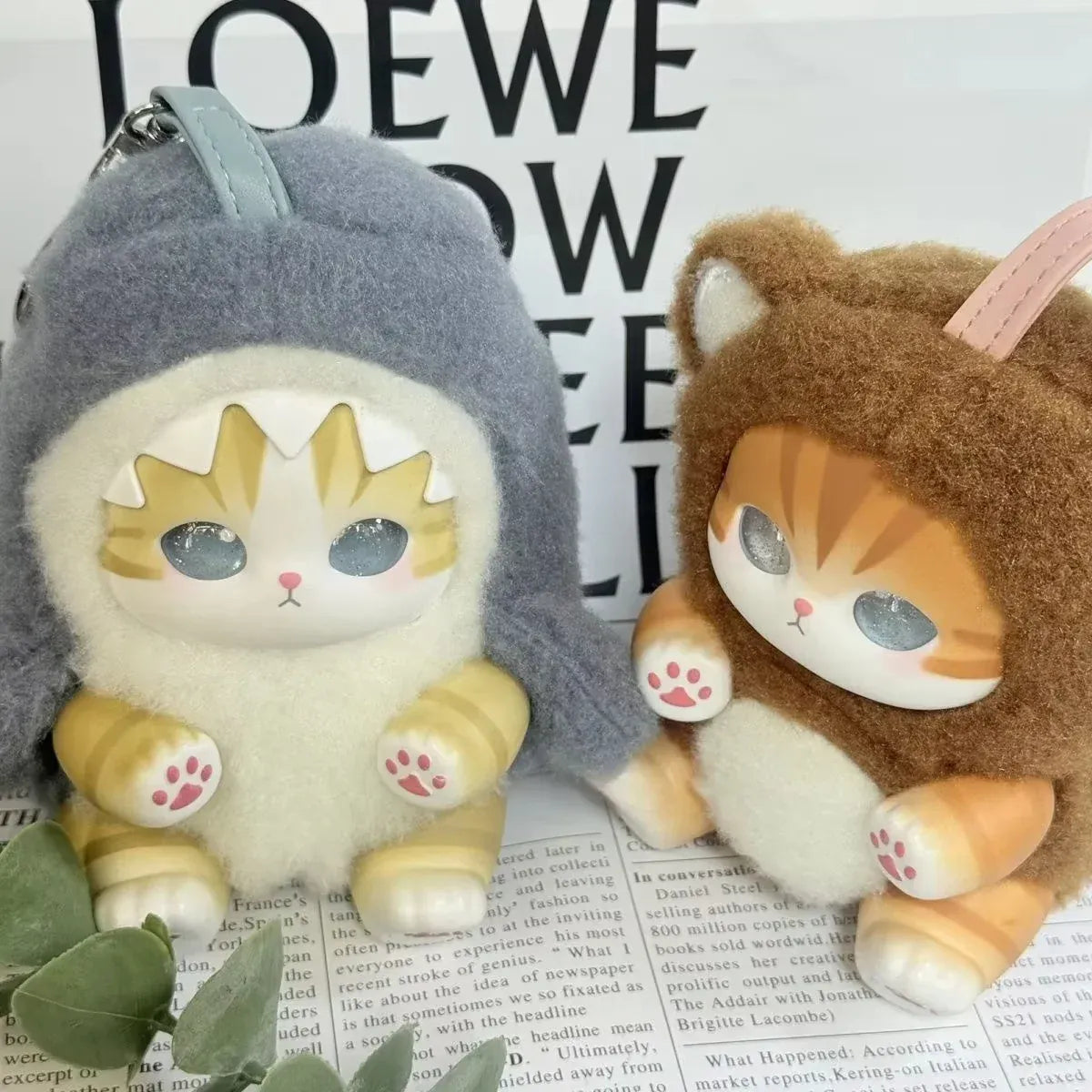 Mofusand Shark Cat Vinyl Toy | Collectible Figure Pendant Gift new Mofusand Vinyl Series Toys Shark Cat Surprised Box Toy Ornaments For Kids birthday girl Gift Pendant replica