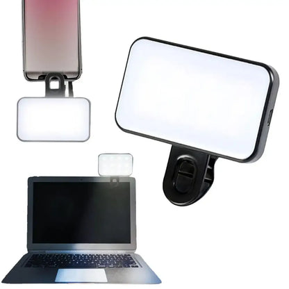 New Portable Mini Selfie Fill Light 3 Modes Adjustable Brightness Rechargeable Clip On For Mobile Phone Laptop Live Video Light New Portable Mini Selfie Fill Light 3 Modes Adjustable Brightness Rechargeable Clip On For Mobile Phone Laptop Live Video Light
