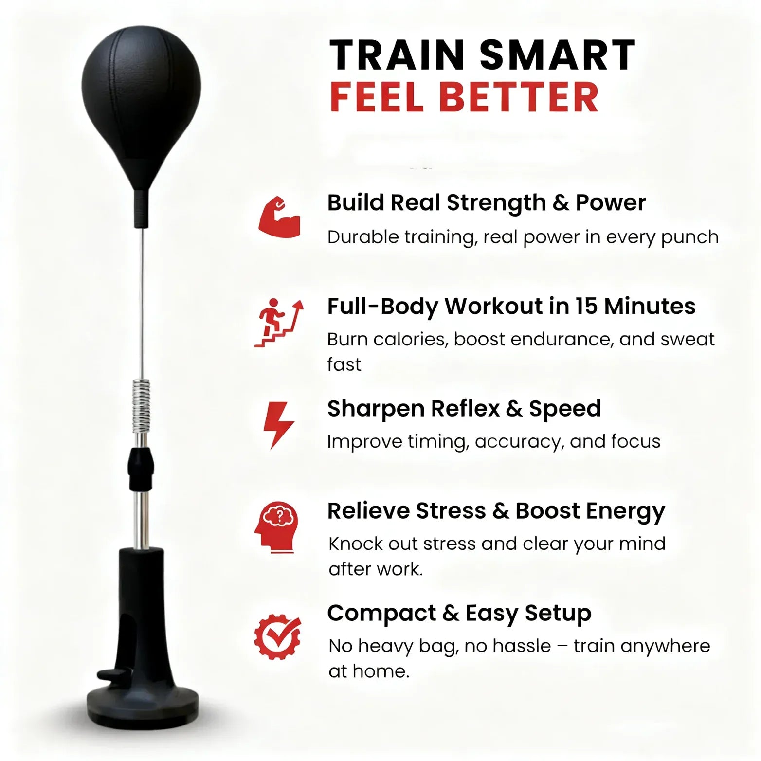 New Premium Punching Bag, Cobra Bag for Boxing Agility Training Home Fitness Equipment Thickened Rod Reflex Bag Family Best Gift New Premium Punching Bag, Cobra Bag for Boxing Agility Training Home Fitness Equipment Thickened Rod Reflex Bag Family Best Gift