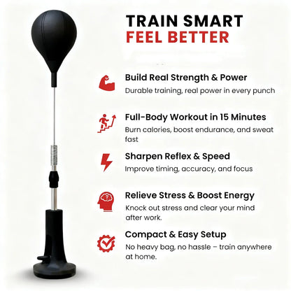 New Premium Punching Bag, Cobra Bag for Boxing Agility Training Home Fitness Equipment Thickened Rod Reflex Bag Family Best Gift New Premium Punching Bag, Cobra Bag for Boxing Agility Training Home Fitness Equipment Thickened Rod Reflex Bag Family Best Gift
