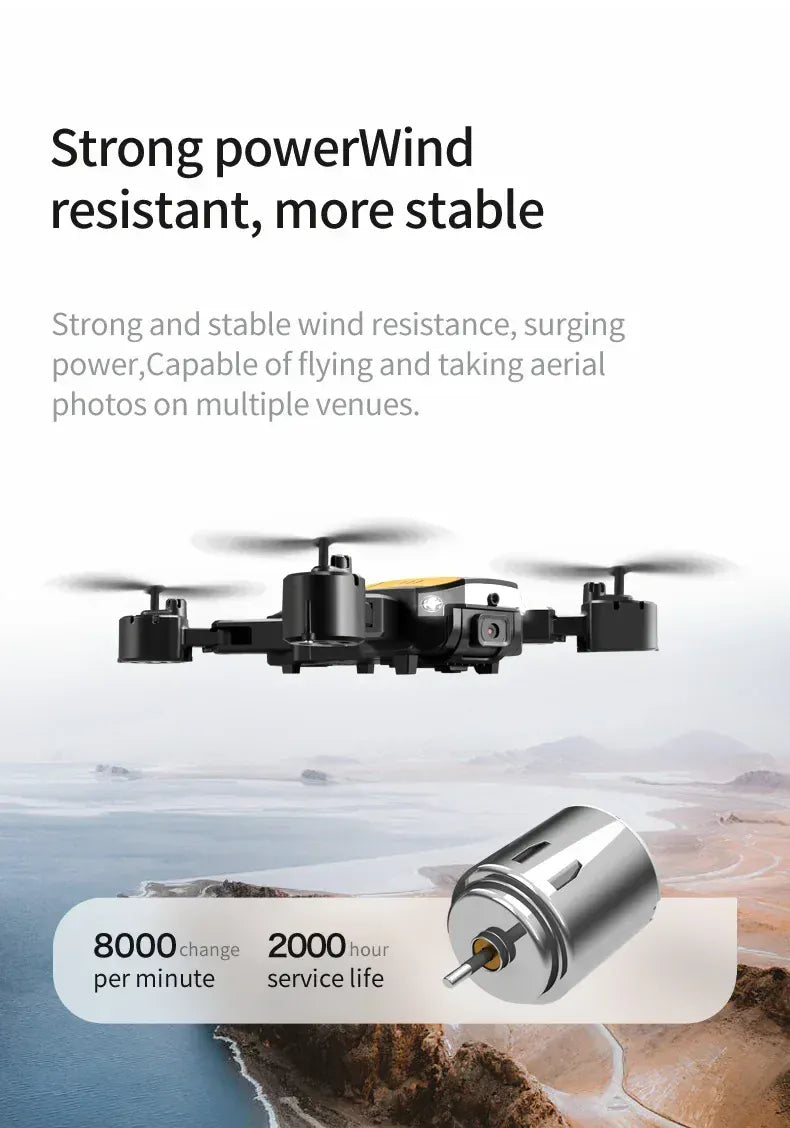 New S6 Drone 8K Professional with 5G GPS, 5KM Long Range, 360° Obstacle Avoidance & Dual Camera, Foldable Quadcopter New S6 Drone 8K Professional with 5G GPS, 5KM Long Range, 360° Obstacle Avoidance & Dual Camera, Foldable Quadcopter