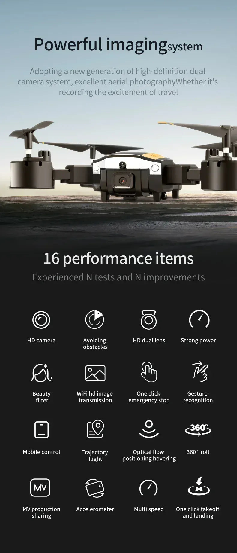 New S6 Drone 8K Professional with 5G GPS, 5KM Long Range, 360° Obstacle Avoidance & Dual Camera, Foldable Quadcopter New S6 Drone 8K Professional with 5G GPS, 5KM Long Range, 360° Obstacle Avoidance & Dual Camera, Foldable Quadcopter