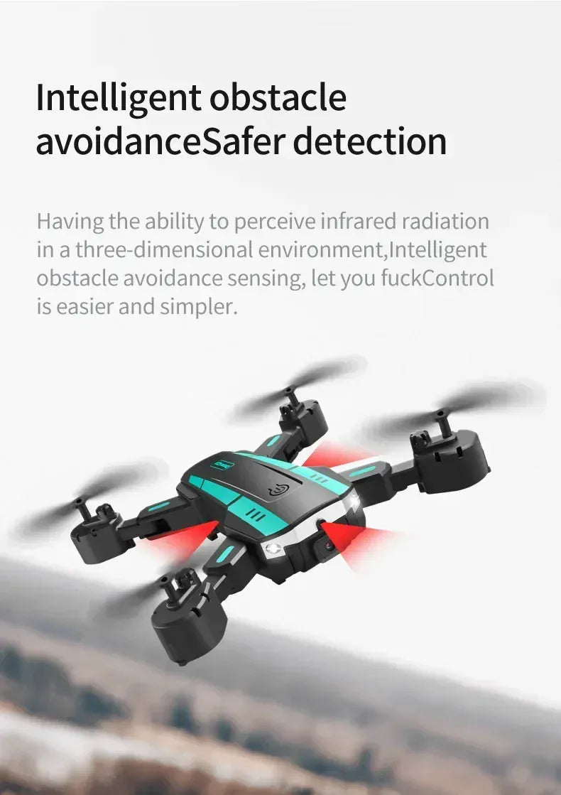 New S6 Drone 8K Professional with 5G GPS, 5KM Long Range, 360° Obstacle Avoidance & Dual Camera, Foldable Quadcopter New S6 Drone 8K Professional with 5G GPS, 5KM Long Range, 360° Obstacle Avoidance & Dual Camera, Foldable Quadcopter