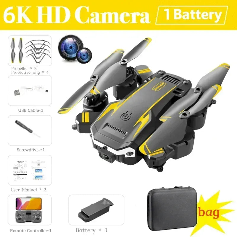 New S6 Drone 8K Professional with 5G GPS, 5KM Long Range, 360° Obstacle Avoidance & Dual Camera, Foldable Quadcopter New S6 Drone 8K Professional with 5G GPS, 5KM Long Range, 360° Obstacle Avoidance & Dual Camera, Foldable Quadcopter