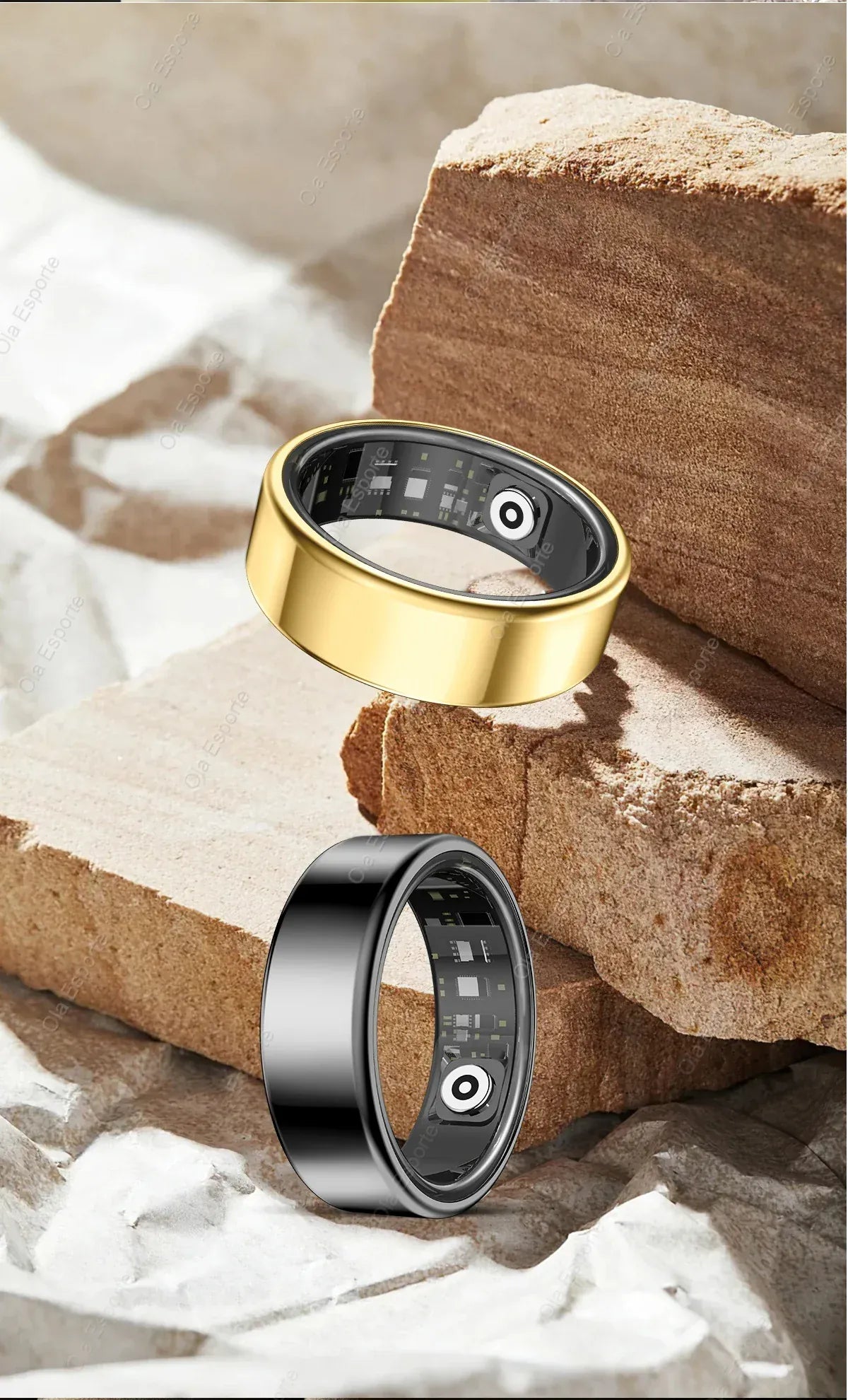 Smart Health Ring 2026 - Heart Rate & Sleep Tracker | Wahooly New Smart Ring 2026 All Day Heart Rate Monitor Sleep Monitor Smartring Take Photoes Health ring Multiple Sports Waterproof Rings