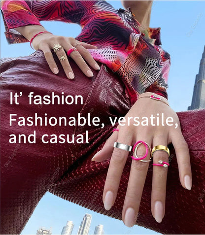 Smart Health Ring 2026 - Heart Rate & Sleep Tracker | Wahooly New Smart Ring 2026 All Day Heart Rate Monitor Sleep Monitor Smartring Take Photoes Health ring Multiple Sports Waterproof Rings