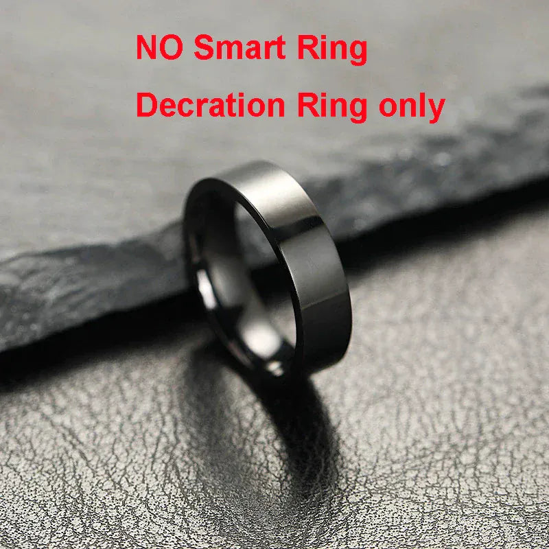 Smart Ring Health Tracker - Heart Rate Blood Oxygen Sleep Monitor | Waterproof Fitness Ring New Smart Ring Blood Oxygen Heart Rate Sleep Monitor Sports GPS Tracking Remote Care 10ATM Waterproof Men Women Smart ring