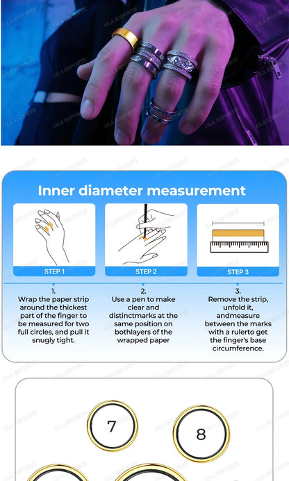 Smart Ring Health Tracker - Heart Rate Blood Oxygen Sleep Monitor | Waterproof Fitness Ring New Smart Ring Blood Oxygen Heart Rate Sleep Monitor Sports GPS Tracking Remote Care 10ATM Waterproof Men Women Smart ring