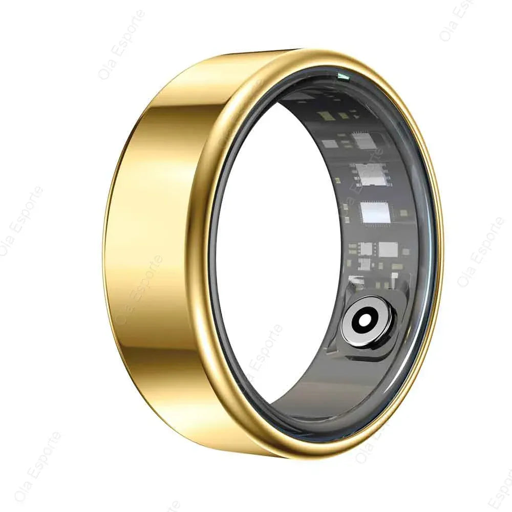 Smart Ring Health Tracker - Heart Rate & Sleep Monitor | Wahooly New Smart Ring Men Women, Heart Rate Blood Oxygen and Sleep Monitor Smart ring IP68 & 5ATM Waterproof, Multi-sport Mode Ring