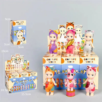 New Sonny Angel Cat Life Series Surprise Special Anime Handmade Series Name Toy Children's Gift New Sonny Angel Cat Life Series Surprise Special Anime Handmade Series Name Toy Children's Gift
