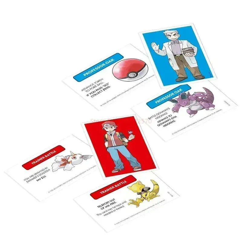 Newest English Version Pokemon Pikachu Monopoly Real Estate For Adults And Children 2-6 People Party Birthday Game Kid Gifts Newest English Version Pokemon Pikachu Monopoly Real Estate For Adults And Children 2-6 People Party Birthday Game Kid Gifts