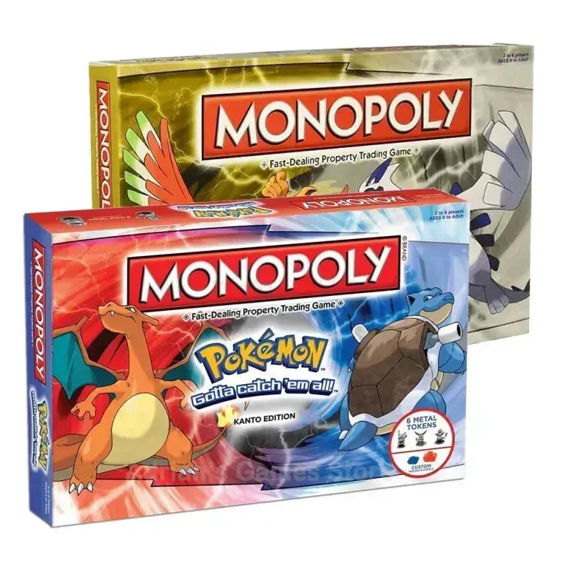 Newest English Version Pokemon Pikachu Monopoly Real Estate For Adults And Children 2-6 People Party Birthday Game Kid Gifts Newest English Version Pokemon Pikachu Monopoly Real Estate For Adults And Children 2-6 People Party Birthday Game Kid Gifts