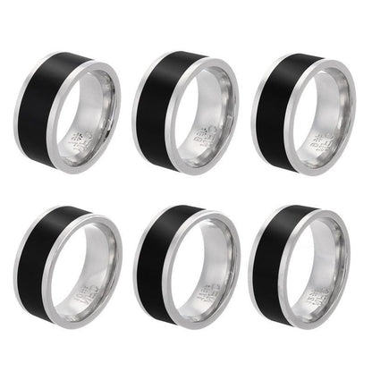 Waterproof NFC Smart Ring - Android Phone Control | Wahooly NFC Smart Finger Ring for Women Men Waterproof Intelligent Wear Connect Android Phone Equipment Fashion Stainless Steel Rings