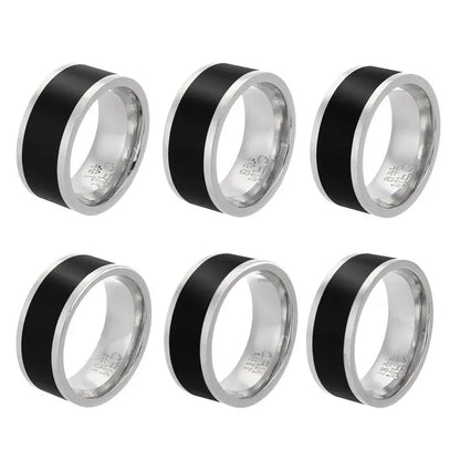 Waterproof NFC Smart Ring - Android Phone Control | Wahooly NFC Smart Finger Ring for Women Men Waterproof Intelligent Wear Connect Android Phone Equipment Fashion Stainless Steel Rings