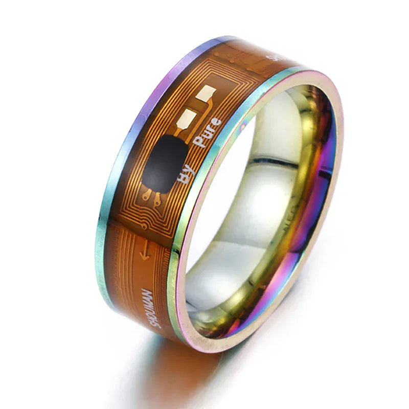 NFC Smart Ring - Contactless Phone Control & Payments | Wahooly Nfc Smart Ring Portable Compact Wearing Id Recognition Device Multifunctional Women Men Nfc Smart Ring Pay Ring Nfc Payment Ring