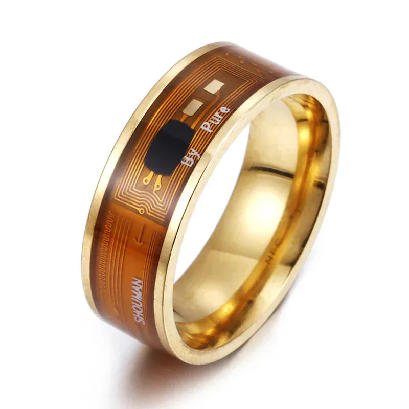 NFC Smart Ring - Contactless Phone Control & Payments | Wahooly Nfc Smart Ring Portable Compact Wearing Id Recognition Device Multifunctional Women Men Nfc Smart Ring Pay Ring Nfc Payment Ring