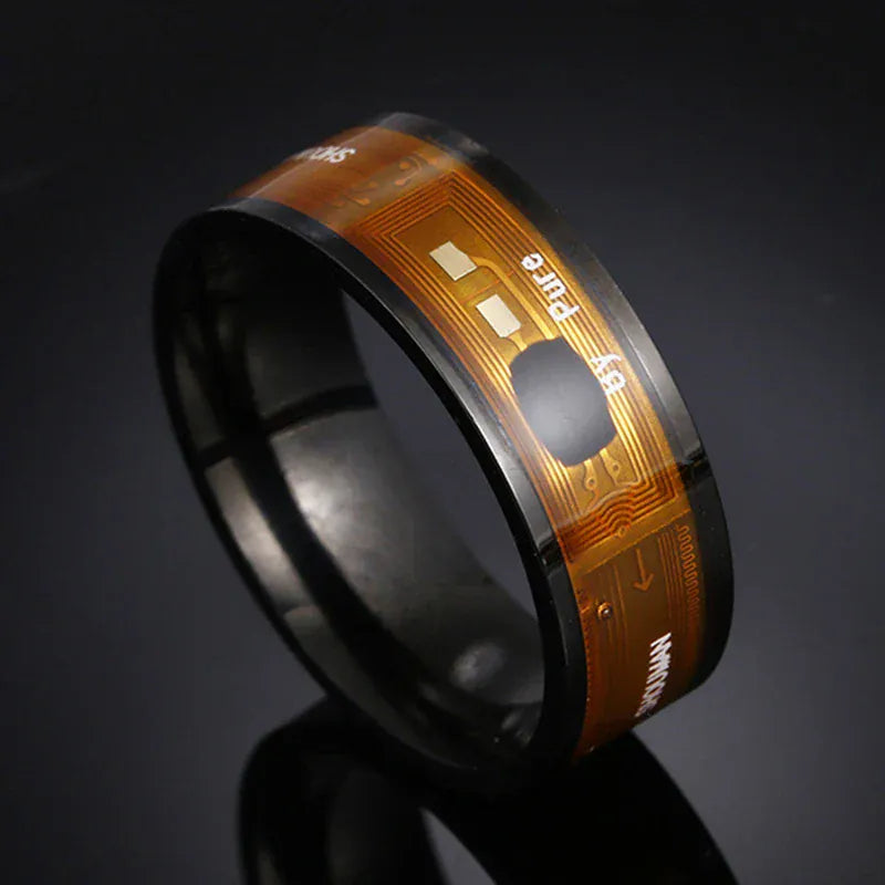 NFC Smart Ring - Contactless Phone Control & Payments | Wahooly Nfc Smart Ring Portable Compact Wearing Id Recognition Device Multifunctional Women Men Nfc Smart Ring Pay Ring Nfc Payment Ring