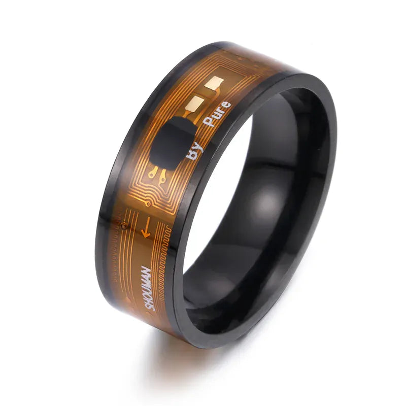 NFC Smart Ring - Contactless Phone Control & Payments | Wahooly Nfc Smart Ring Portable Compact Wearing Id Recognition Device Multifunctional Women Men Nfc Smart Ring Pay Ring Nfc Payment Ring